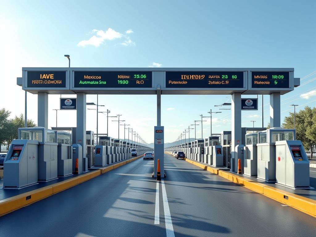 Automatización de peajes en puentes fronterizos México-USA
