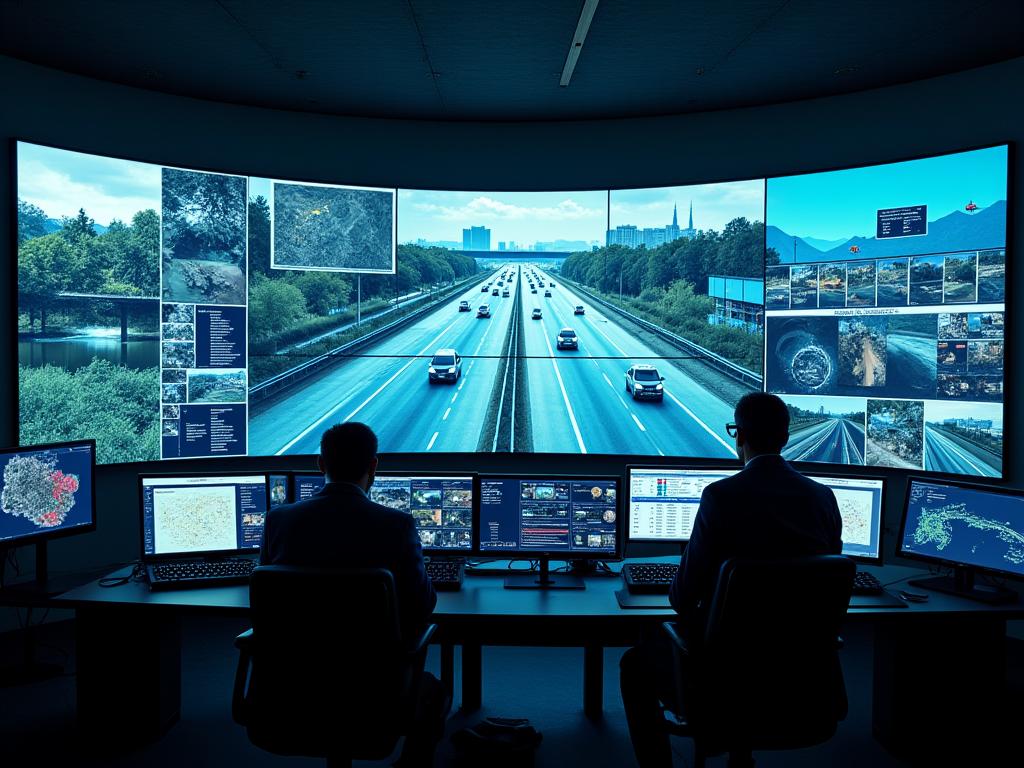 Sistema de control inteligente de tráfico y monitoreo de seguridad